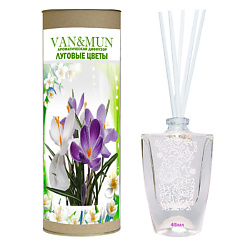 Ароматический диффузор Луговые цветы с палочками