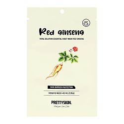 Маска для лица с экстрактом красного женьшеня Anti-age