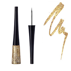 Подводка для глаз с блёстками Deep Liner Sparkly 160 Серебряные блёстки