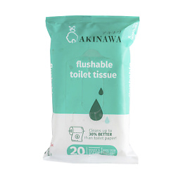 Влажная туалетная бумага.