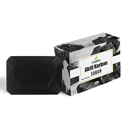 Мыло с активированным углём для лица, тела, очищение,отшелушивание