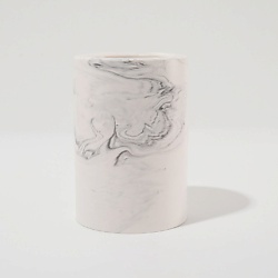 Стакан для зубных щеток, мраморный, из архитектурного бетона