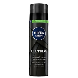 MEN Черный гель для бритья "ULTRA"