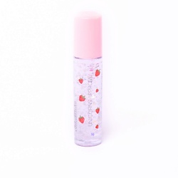 Жидкий бальзам для губ с блестками "клубника"