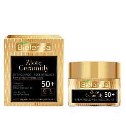 Регенерирующий  лифтинг крем для лица  50+  день/ночь GOLDEN CERAMIDES