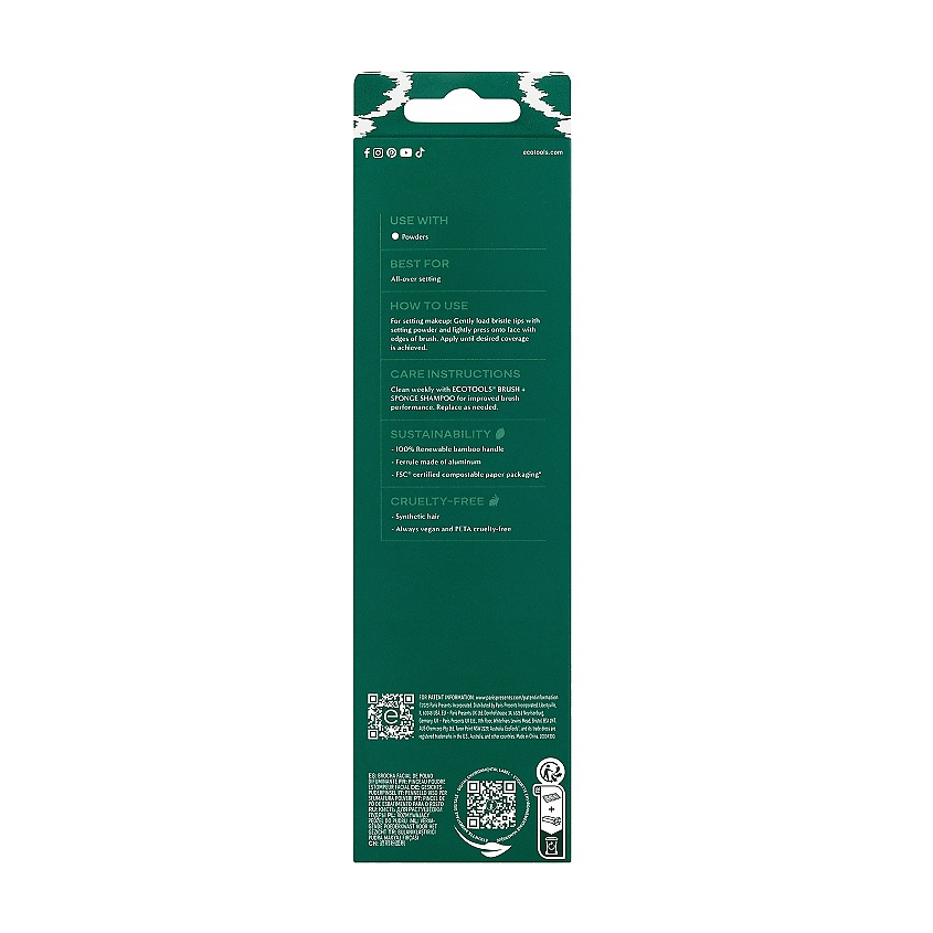 ECOTOOLS Кисть для пудры Blurring Powder Brush – фото 2