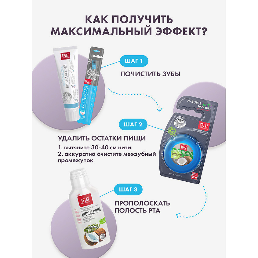 SPLAT Инновационная зубная щетка средней жесткости Professional Whitening – фото 3