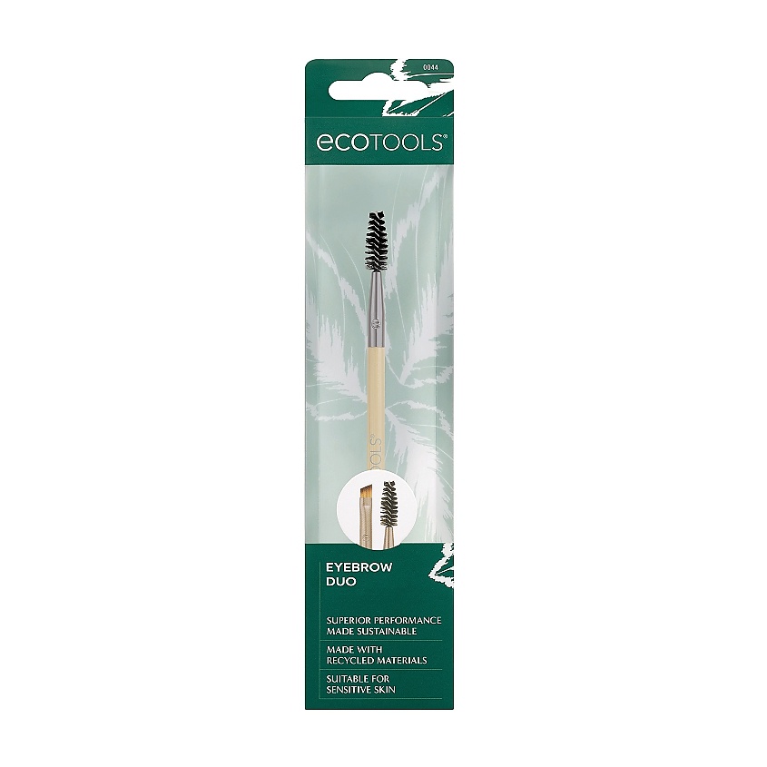ECOTOOLS Двусторонняя кисть для макияжа бровей Eyebrow Brush Duo – фото 4