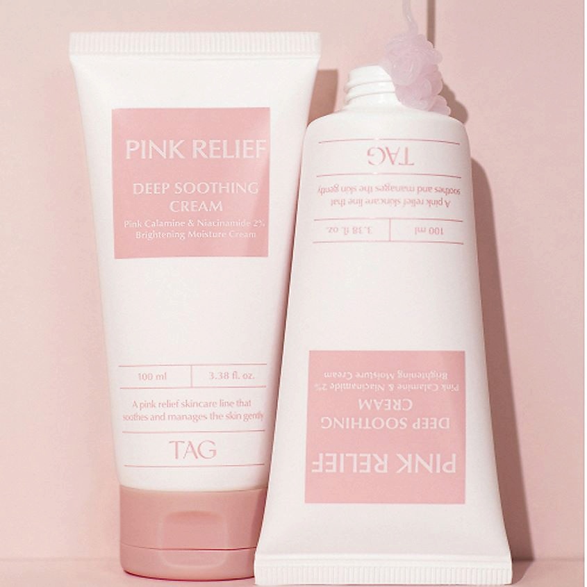 TAG Крем для лица успокаивающий Pink Relief Deep Soothing Cream – фото 5