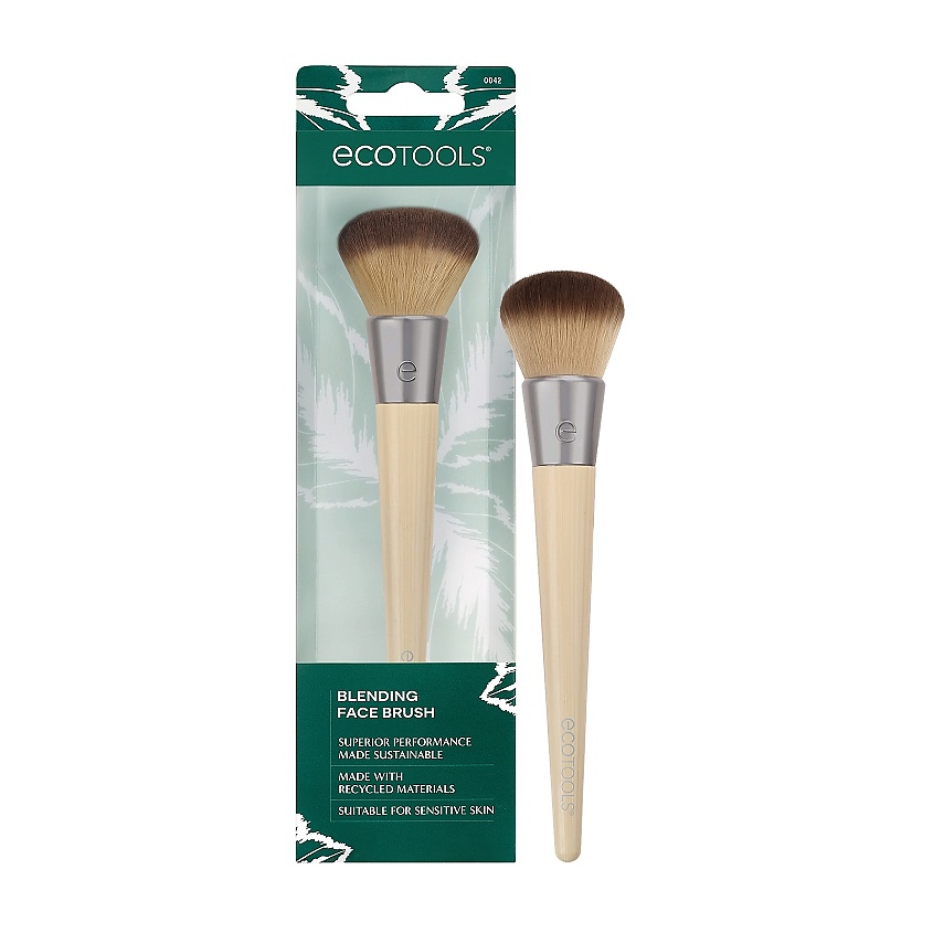 ECOTOOLS Кисть для тональной основы Blending Face Brush – фото 3