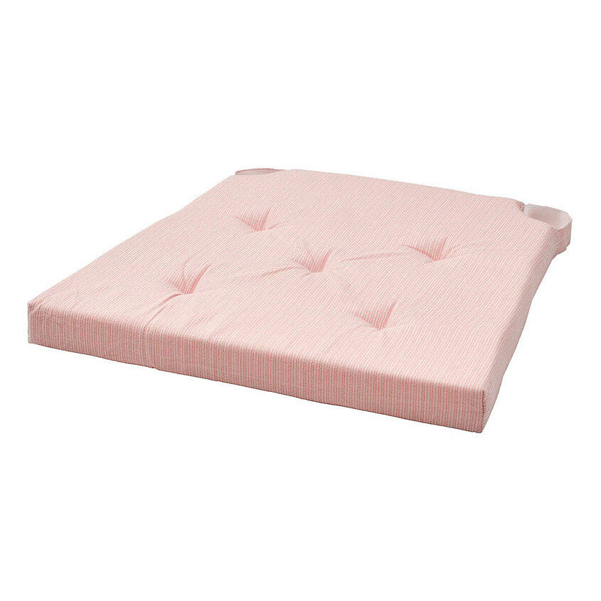 Изображение товара IKEA ПодушкаJUSTINA для стула 42/35x40x4 см розовая