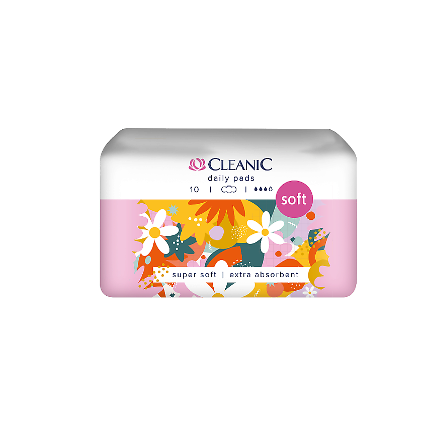 Изображение товара CLEANIC Soft Гигиенические прокладки день, 10 шт.