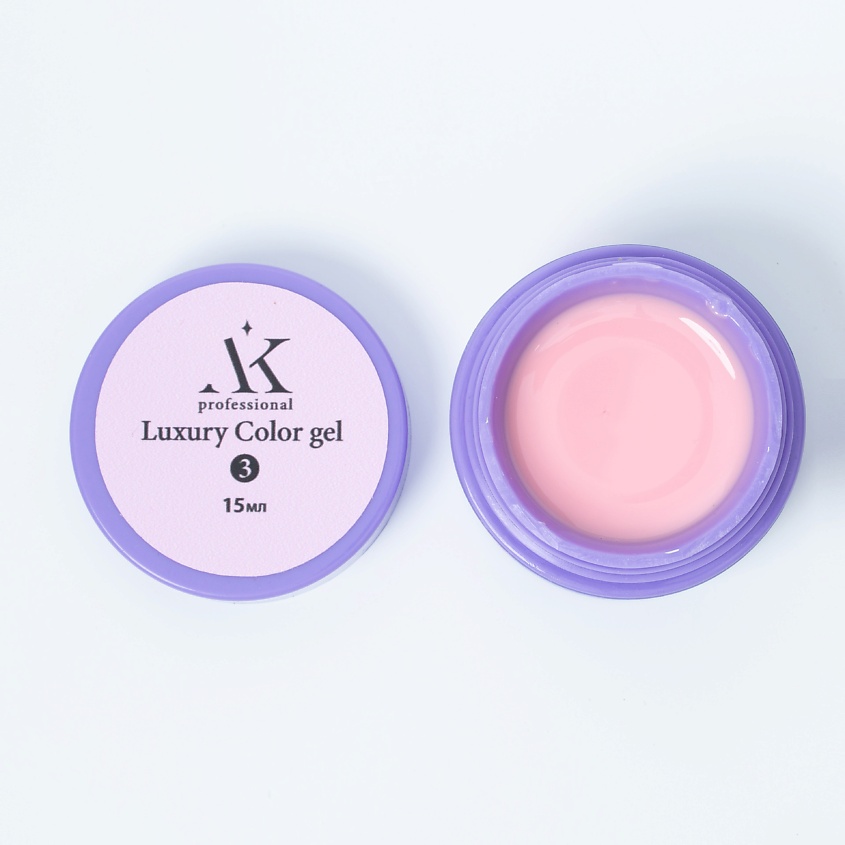 Изображение товара KRISTALEX LIFE Гель камуфлирующие Luxury color gel, розовый