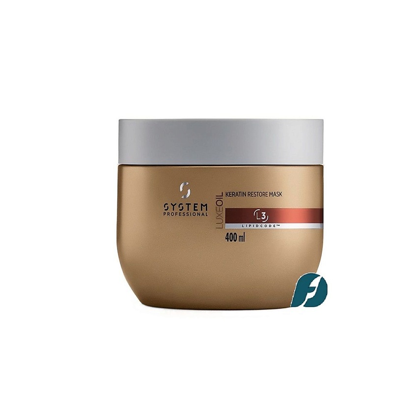 Изображение товара SYSTEM PROFESSIONAL Маска для восстановления кератина LUXEOIL KERATIN RESTORE MASK, 400 мл