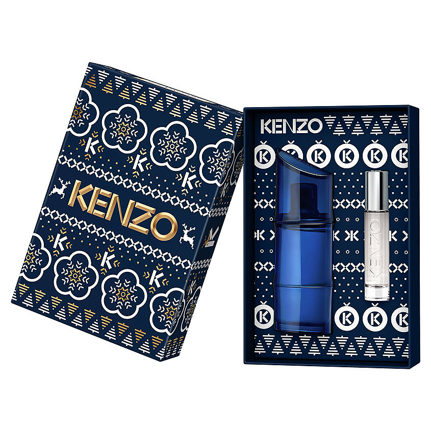 Изображение товара KENZO Набор парфюмерии Intense Homme, Туалетная вода спрей, 60 мл + Туалетная вода спрей, 10 мл