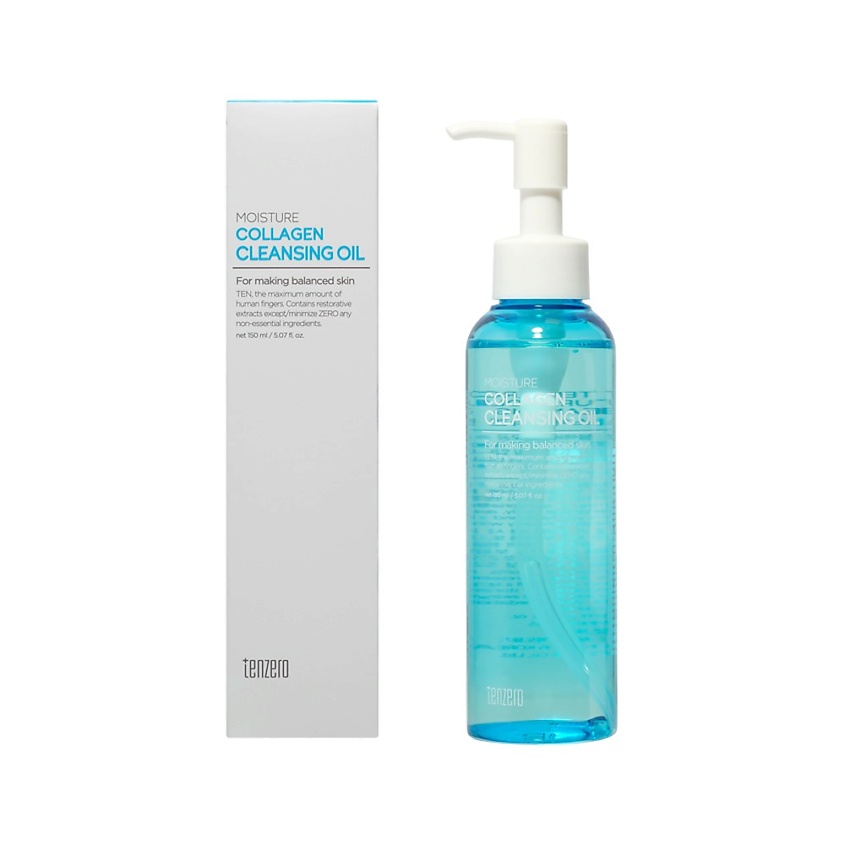 Изображение товара TENZERO Гидрофильное масло для лица с коллагеном (очищающее), 150 мл