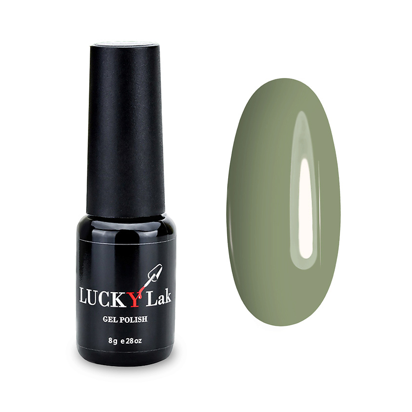 Изображение товара Гель-лак для ногтей LuckyLak Coler №25 Зеленый, стойкое покрытие