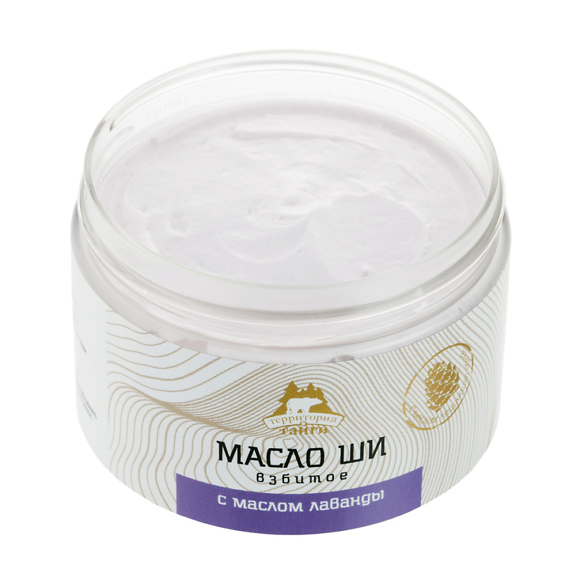 Изображение товара Взбитое масло ши с лаванды 60 г для тела и волос натуральный уход