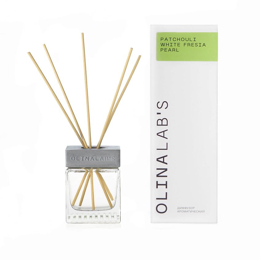Изображение товара OLINALAB'S Диффузор ароматический Patchouli White fresia Pearl, 100 мл