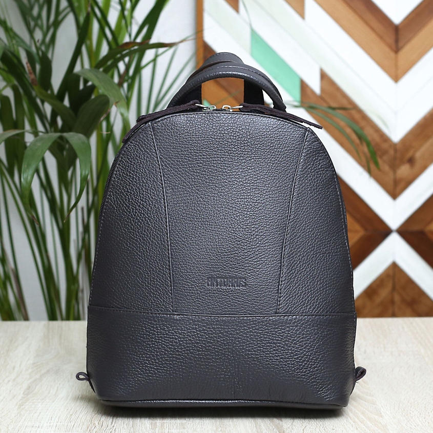 Изображение товара Женский кожаный рюкзак-сумка AKTORRIS из натуральной кожи коричневый