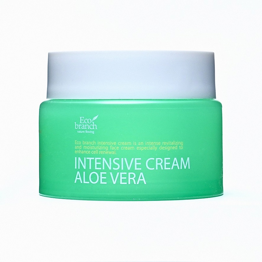 Изображение товара ECOBRANCH Интенсивный увлажняющий крем с экстрактом алое вера, 100 мл