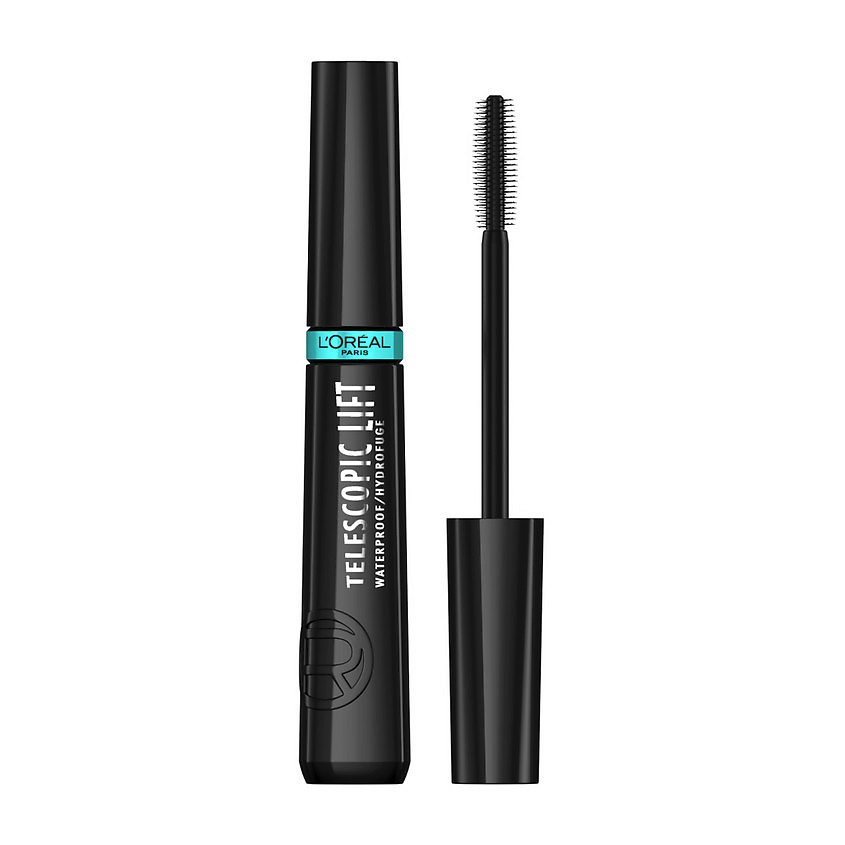 Изображение товара L'ORÉAL PARIS Тушь для ресниц водостойкая Telescopic Lift Waterproof, Черный, 9,9 мл