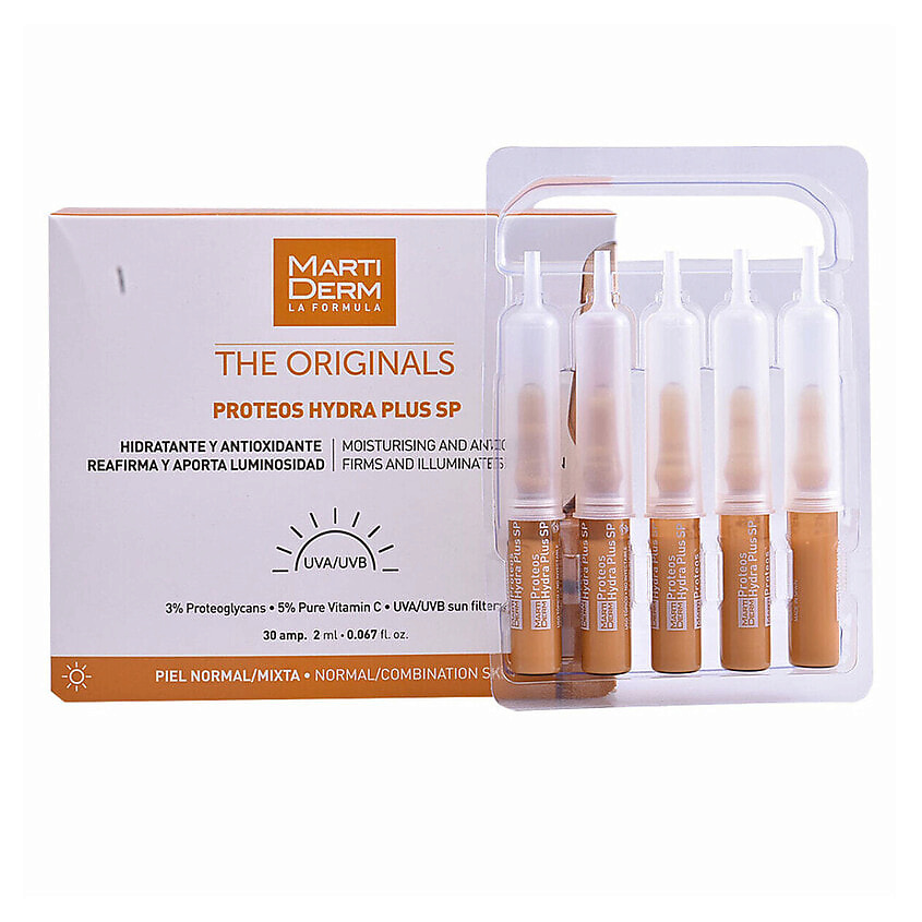 Изображение товара MARTIDERM Увлажняющие ампулы The Originals Proteos Hydra Plus SP, 30 шт.