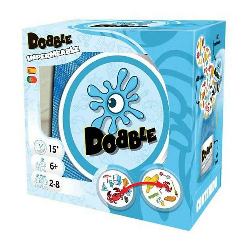 Изображение товара Dobble Waterproof - настольная игра ASMODEE, 2-8 игроков, 7+