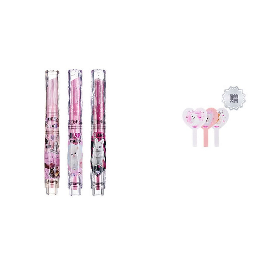 Изображение товара FLORTTE Набор I Am Super Beauty Heart-Shaped Jelly Lipstick, 04+S02+S06