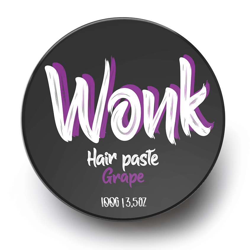 Изображение товара WONK Паста для укладки волос сильной фиксации с ароматом винограда, 100 г