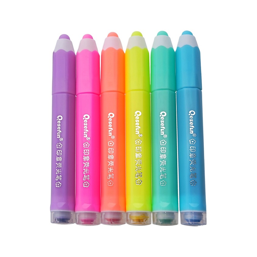 Изображение товара Набор маркеров FUN PENCILS 6 цветов для творчества и рисования