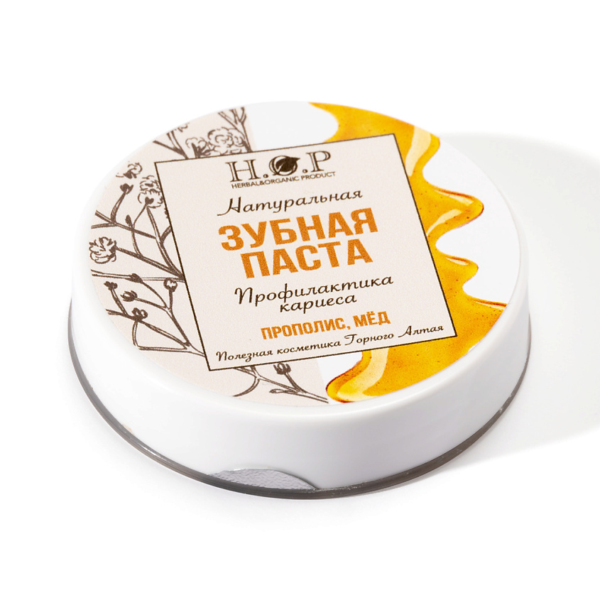 Изображение товара HOPMILL Зубная паста Профилактика кариеса натуральная 25 г для взрослых