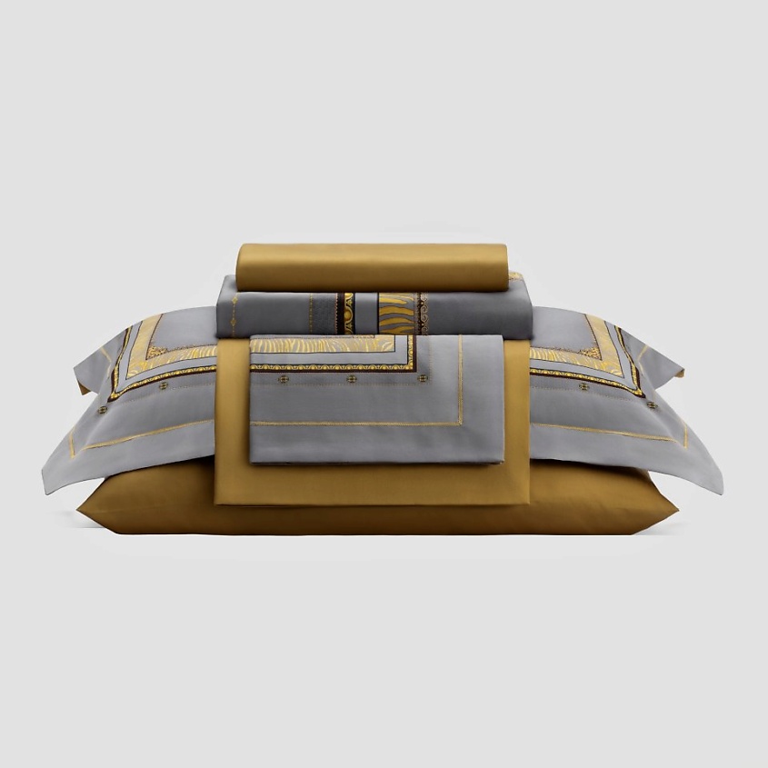 Изображение товара ARYA HOME COLLECTION Постельное белье Diamond сатин 2 Сп. 200x220 Nuit, Синий