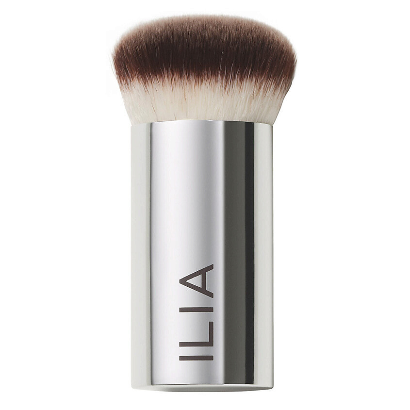 Изображение товара Кисть для закрепления макияжа ILIA Perfecting Buff Brush синтетика алюминий древесина