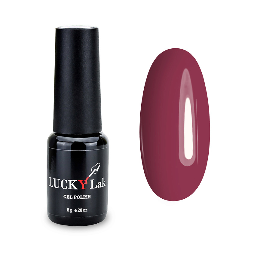 Изображение товара Гель-лак Kapsula №42 Бордовый 150 оттенков LuckyLak для ногтей длительный шеллак