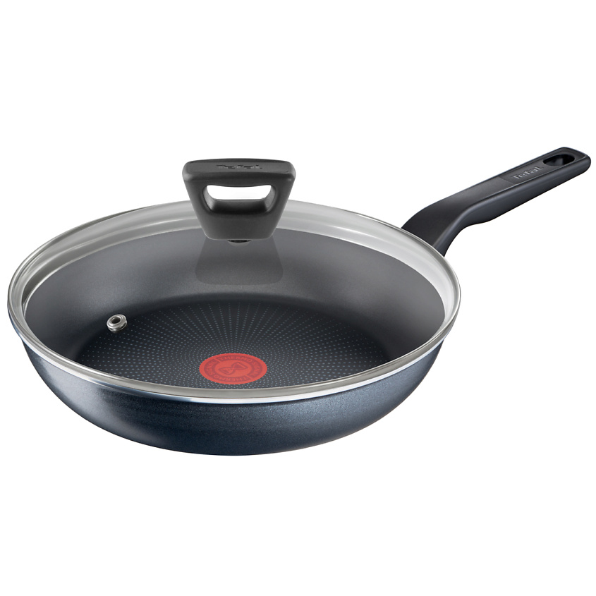 Изображение товара Сковорода TEFAL FORCE 04218924 24 см антипригарное Titanium 2X с крышкой