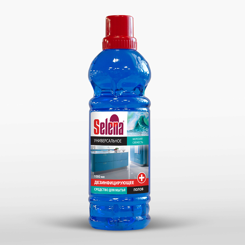 Изображение товара SELENA Жидкость для мытья полов "Морская свежесть", 1000 мл