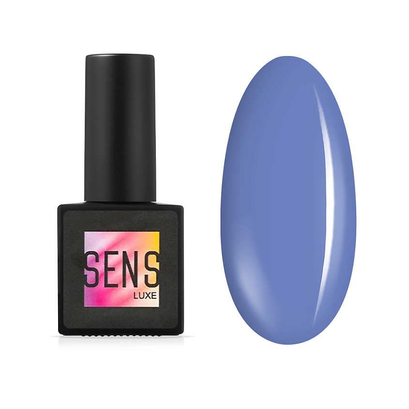 Изображение товара SENS Цветной гель-лак Luxe 10 мл голубой сиреневый профессиональный дизайн