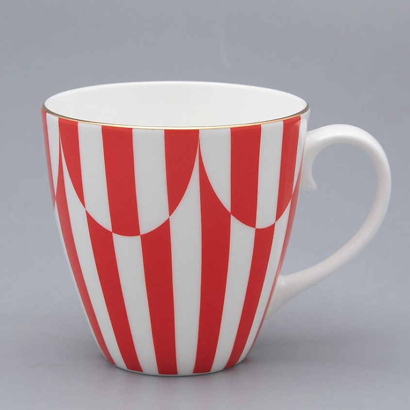 Изображение товара ИМПЕРАТОРСКИЙ ФАРФОРОВЫЙ ЗАВОД Бокал с рисунком "Да и нет", 1 шт.