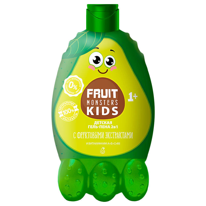Изображение товара МЕГАМОНСТРЫ Фрутомонстры Гель-пена 2в1 детский Авокадо, 400 мл