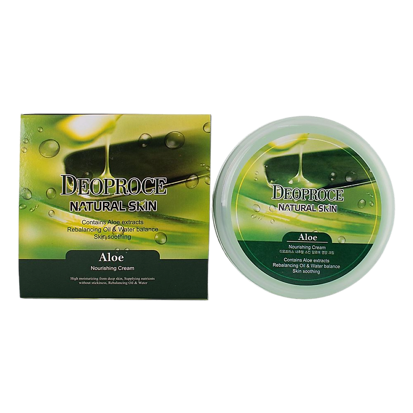 Изображение товара DEOPROCE Питательный крем для лица и тела с экстрактом алоэ, 100 г