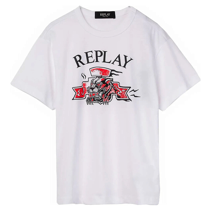 Изображение товара REPLAY Футболка SB7401.064.2660, цвет: Белый, размер: 106 см