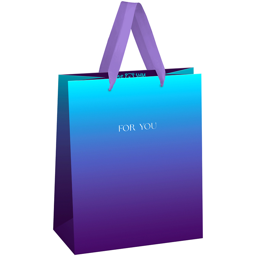 Изображение товара MESHU Пакет подарочный "Intense gradient", отделка фольгой, Размер 18*23*10 см