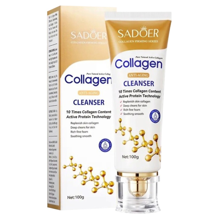 Изображение товара SADOER Средство для умывания антивозрастное с коллагеном антивозрастное, 100 гр