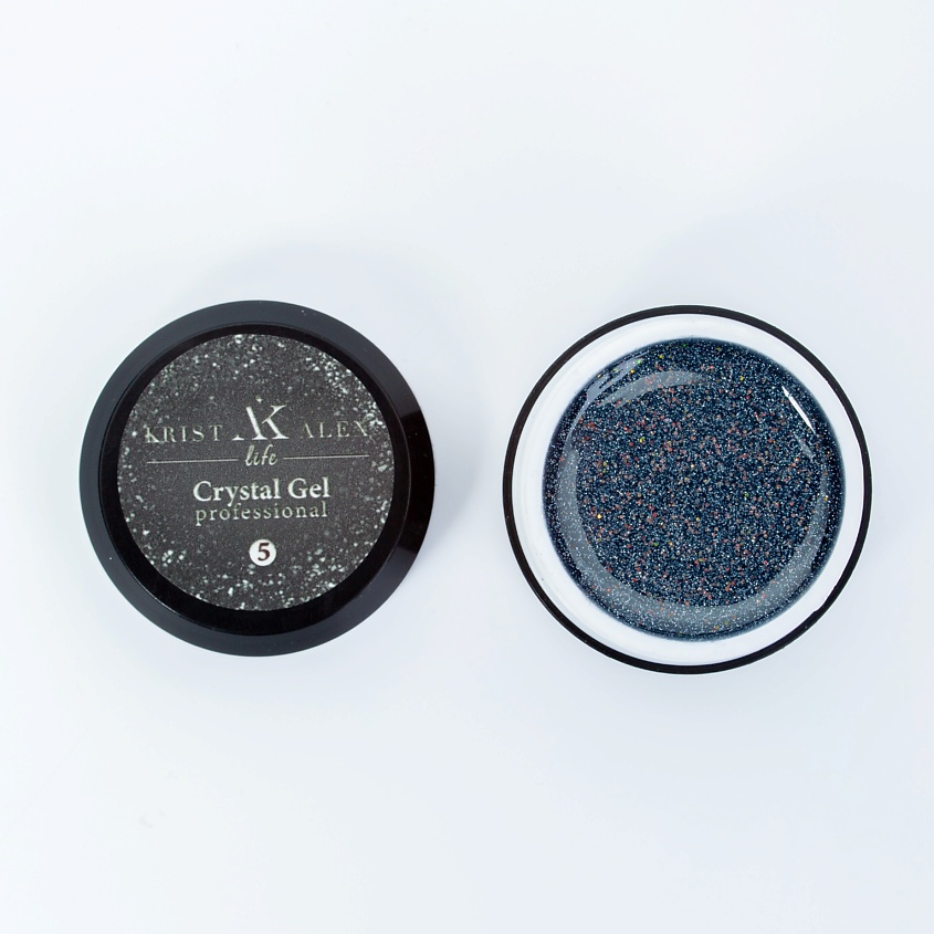 Изображение товара Кристаллический светоотражающий гель Kristalex Life Crystal gel 15 мл для длинных ногтей