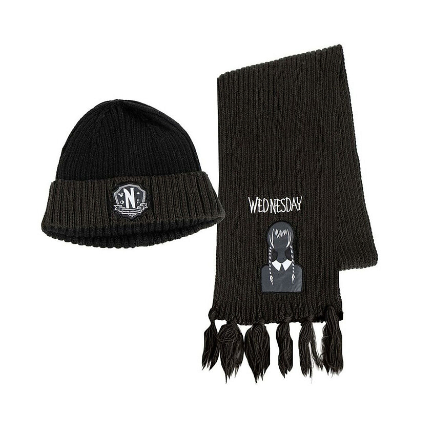 Изображение товара WEDNESDAY Шапка и шарф Wednesday, 1 шт.