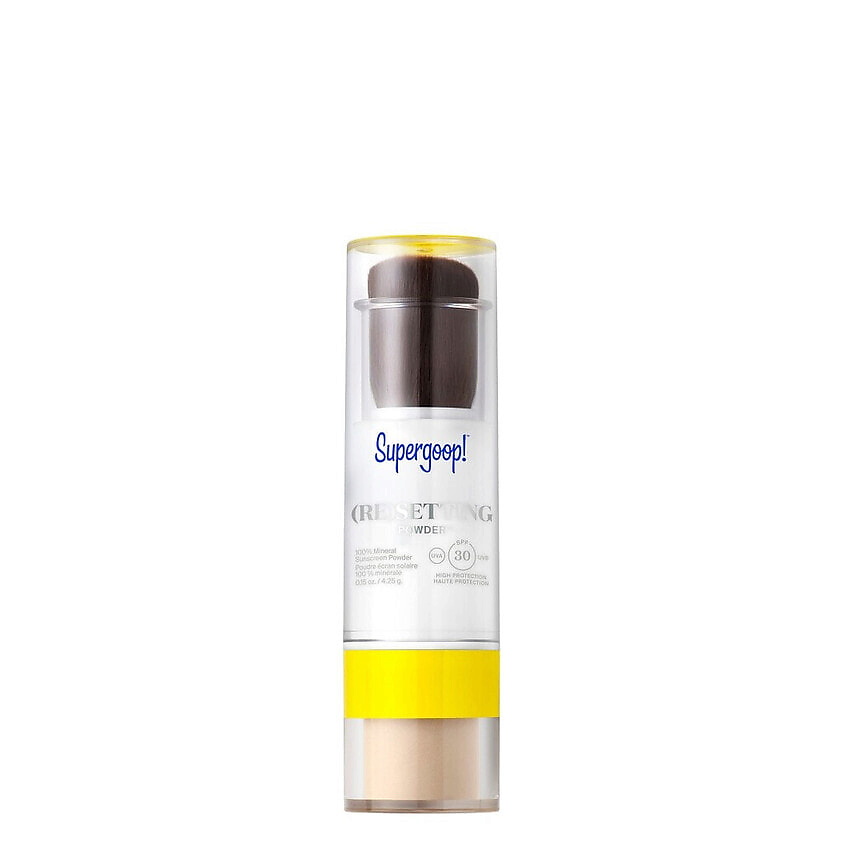Изображение товара Supergoop! (Re)setting 100% Mineral Powder SPF30 пудра для лица 4,25 г с кисточкой