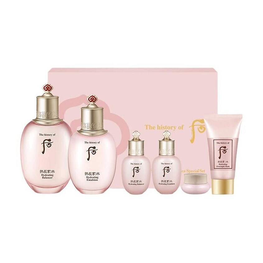 Изображение товара THE HISTORY OF WHOO Набор Gongjinhyang Soo Vital Hydrating, 6 шт.