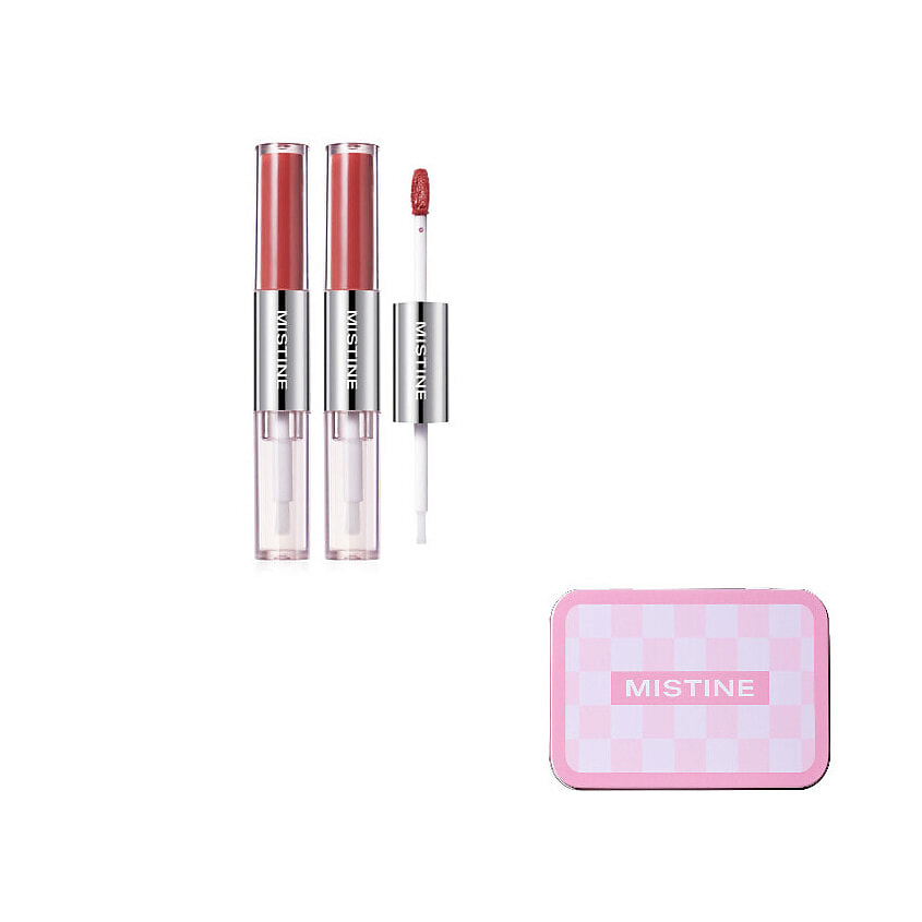 Изображение товара Набор двухсторонних тинтов для губ Tipsy Cherry Blossom Wine и Caramel Crisp подарок