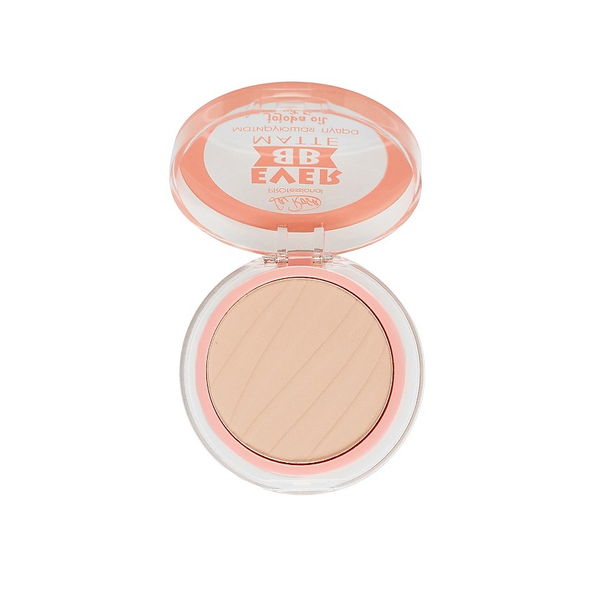 Изображение товара LA ROSA Компактная пудра"Ever Matte"с маслом жожоба и витамином Е, 104-кремовый